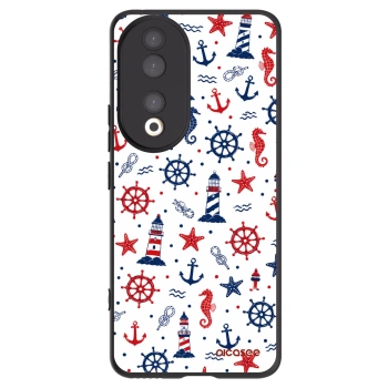 Picasee silikonowe czarne etui na Honor 90 5G - Sailor Vibes