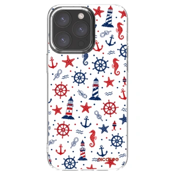 Picasee silikonowe przeźroczyste etui na Apple iPhone 15 Pro Max - Sailor Vibes