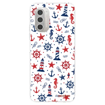Picasee silikonowe przeźroczyste etui na Motorola Moto G51 - Sailor Vibes