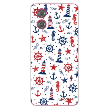 Picasee silikonowe przeźroczyste etui na Motorola Moto G84 5G - Sailor Vibes