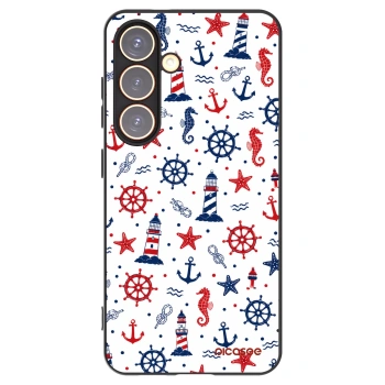 Picasee silikonowe czarne etui na Samsung Galaxy S24 S921B 5G - Sailor Vibes