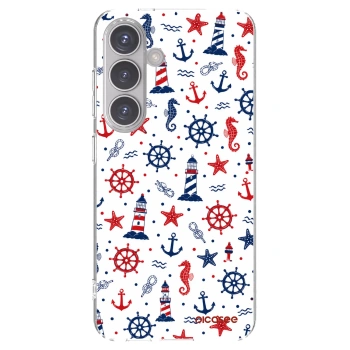 Picasee silikonowe przeźroczyste etui na Samsung Galaxy S24 S921B 5G - Sailor Vibes
