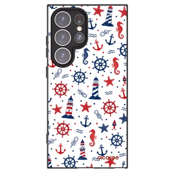 Picasee silikonowe czarne etui na Samsung Galaxy S24 Ultra S928B 5G - Sailor Vibes