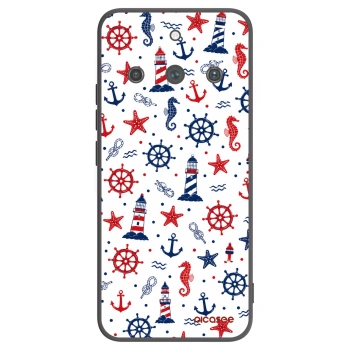 Picasee silikonowe czarne etui na Realme 11 Pro+ - Sailor Vibes