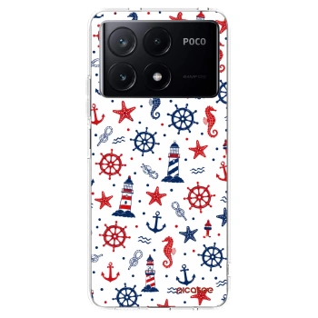 Picasee silikonowe przeźroczyste etui na Xiaomi Poco X6 Pro - Sailor Vibes