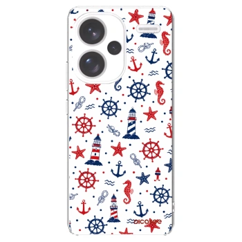 Picasee silikonowe przeźroczyste etui na Xiaomi Redmi Note 13 Pro+ 5G - Sailor Vibes