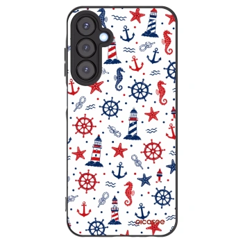 Picasee silikonowe czarne etui na Samsung Galaxy A25 A256B 5G - Sailor Vibes