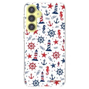 Picasee silikonowe przeźroczyste etui na Samsung Galaxy A35 5G A356B - Sailor Vibes