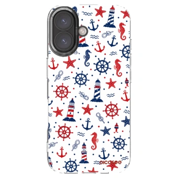 Picasee silikonowe przeźroczyste etui na Apple iPhone 16 - Sailor Vibes