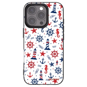 Picasee silikonowe czarne etui na Apple iPhone 16 Pro - Sailor Vibes