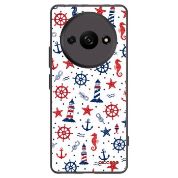 Picasee silikonowe czarne etui na Xiaomi Redmi A3 - Sailor Vibes