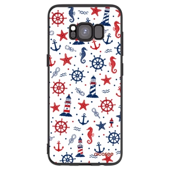 Picasee silikonowe czarne etui na Samsung Galaxy S8 G950F - Sailor Vibes