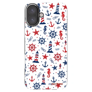 Picasee silikonowe przeźroczyste etui na Apple iPhone 16 Plus - Sailor Vibes
