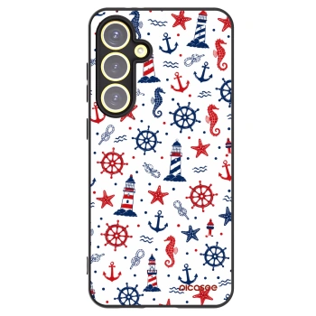Picasee silikonowe czarne etui na Samsung Galaxy S24 FE S721B - Sailor Vibes
