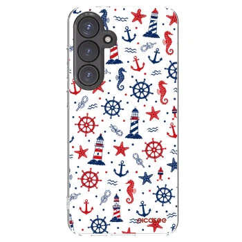 Picasee silikonowe przeźroczyste etui na Samsung Galaxy S24 FE S721B - Sailor Vibes