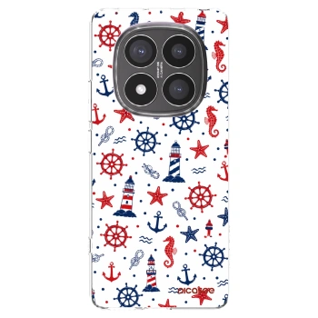 Picasee silikonowe przeźroczyste etui na Xiaomi Redmi Note 14 Pro+ 5G - Sailor Vibes