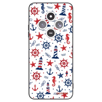 Picasee silikonowe czarne etui na Xiaomi Redmi 14C - Sailor Vibes