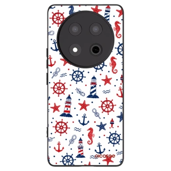 Picasee silikonowe czarne etui na Honor Magic7 Lite 5G - Sailor Vibes