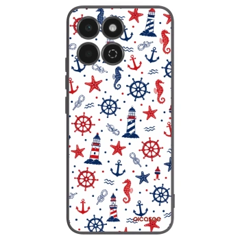 Picasee silikonowe czarne etui na Honor 200 Smart 5G - Sailor Vibes