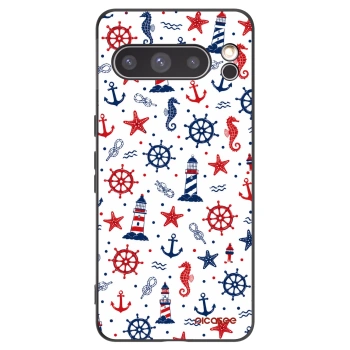 Picasee silikonowe czarne etui na Google Pixel 8 Pro - Sailor Vibes