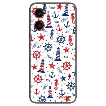 Picasee silikonowe czarne etui na Motorola Moto G05 - Sailor Vibes