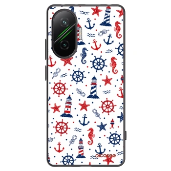 Picasee silikonowe czarne etui na Xiaomi Poco F7 Pro 5G - Sailor Vibes