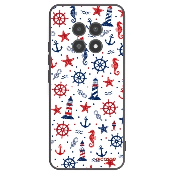 Picasee silikonowe czarne etui na Realme 12X - Sailor Vibes