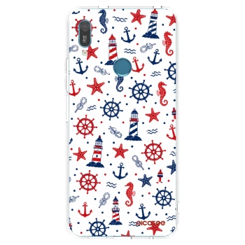 Picasee silikonowe przeźroczyste etui na Huawei Y6 2019 - Sailor Vibes