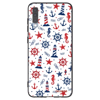 Picasee silikonowe czarne etui na Samsung Galaxy A70 A705F - Sailor Vibes