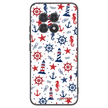 Picasee silikonowe czarne etui na OnePlus 13R 5G - Sailor Vibes