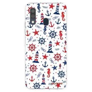 Picasee silikonowe przeźroczyste etui na Samsung Galaxy A40 A405F - Sailor Vibes