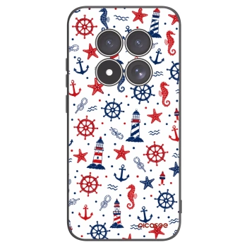 Picasee silikonowe czarne etui na Xiaomi Redmi Note 15 Pro 4G - Sailor Vibes