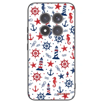 Picasee silikonowe czarne etui na Xiaomi Redmi Note 15 Pro+ - Sailor Vibes
