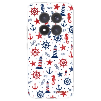 Picasee silikonowe przeźroczyste etui na Xiaomi Redmi Note 15 Pro+ - Sailor Vibes