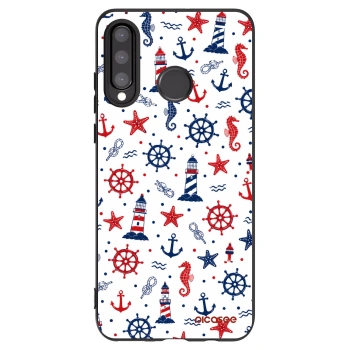 Picasee silikonowe czarne etui na Huawei P30 Lite - Sailor Vibes