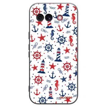 Picasee silikonowe czarne etui na Google Pixel 10a - Sailor Vibes