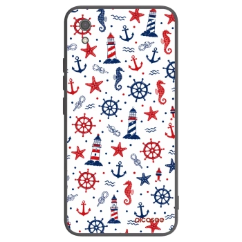 Picasee silikonowe czarne etui na Xiaomi Redmi 7A - Sailor Vibes
