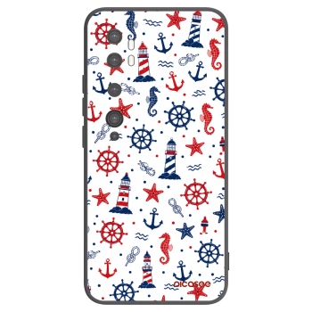 Picasee silikonowe czarne etui na Xiaomi Mi Note 10 (Pro) - Sailor Vibes