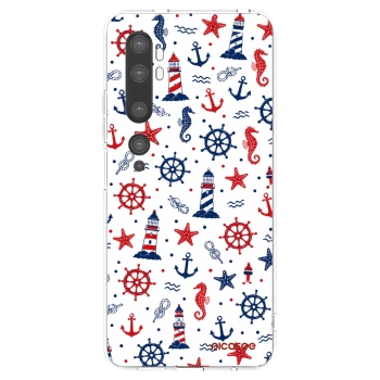 Picasee silikonowe przeźroczyste etui na Xiaomi Mi Note 10 (Pro) - Sailor Vibes