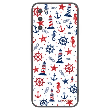 Picasee silikonowe czarne etui na Samsung Galaxy S20 G980F - Sailor Vibes