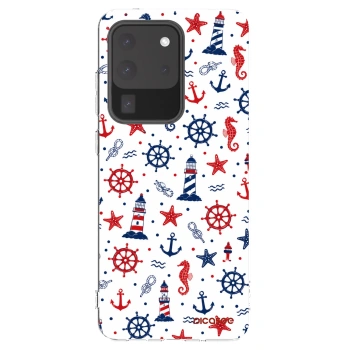 Picasee silikonowe przeźroczyste etui na Samsung Galaxy S20 Ultra 5G G988F - Sailor Vibes