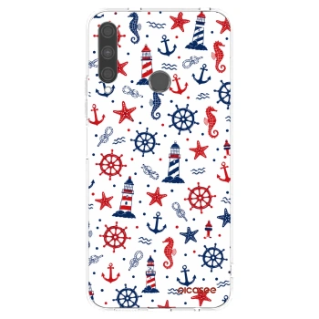 Picasee silikonowe przeźroczyste etui na Huawei P40 Lite E - Sailor Vibes