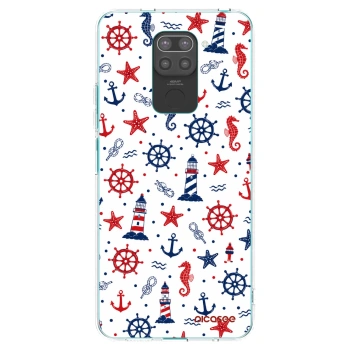 Picasee silikonowe czarne etui na Xiaomi Redmi Note 9 - Sailor Vibes