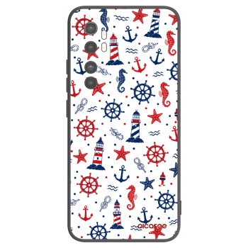 Picasee silikonowe czarne etui na Xiaomi Mi Note 10 Lite - Sailor Vibes