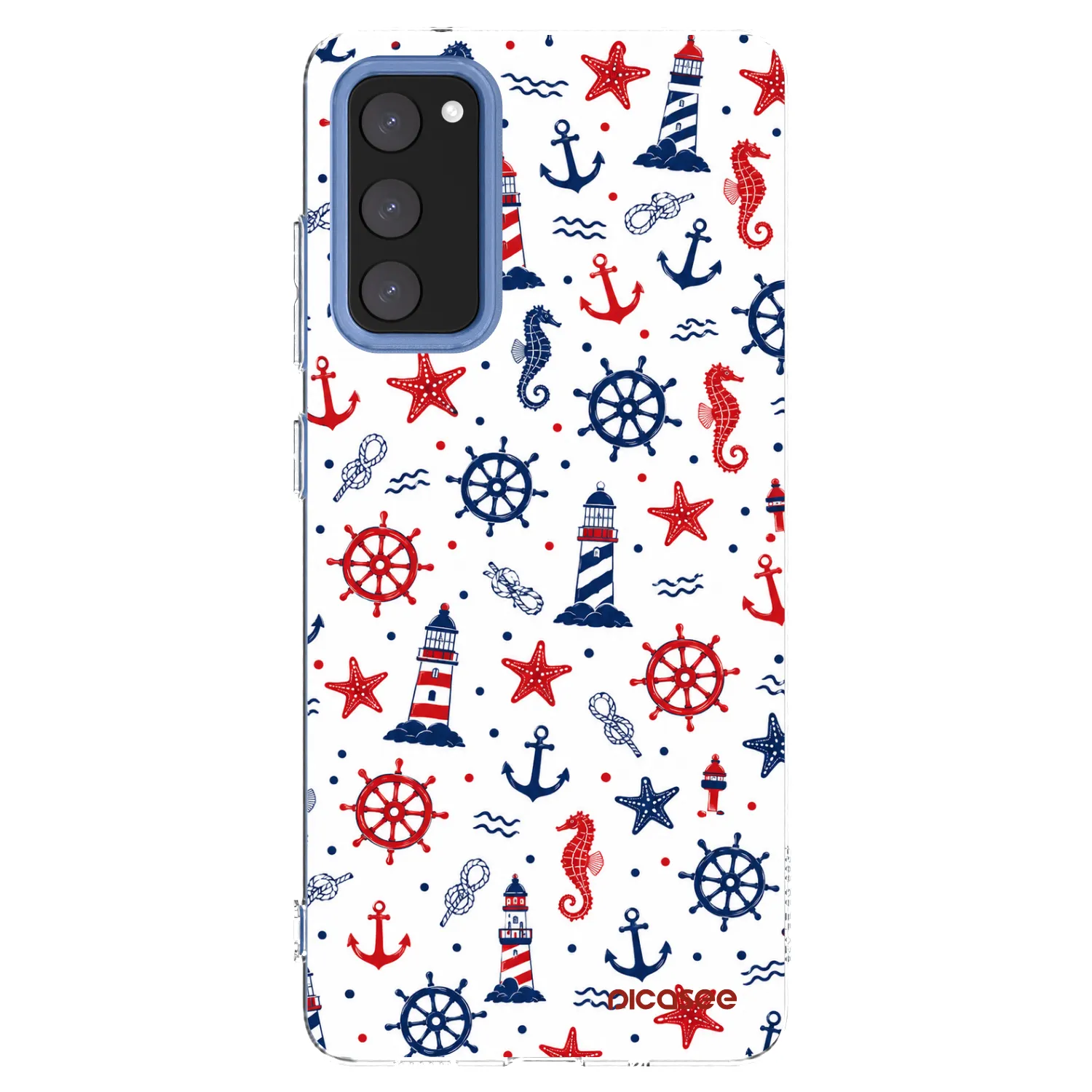 Picasee silikonowe przeźroczyste etui na Samsung Galaxy S20 FE - Sailor Vibes