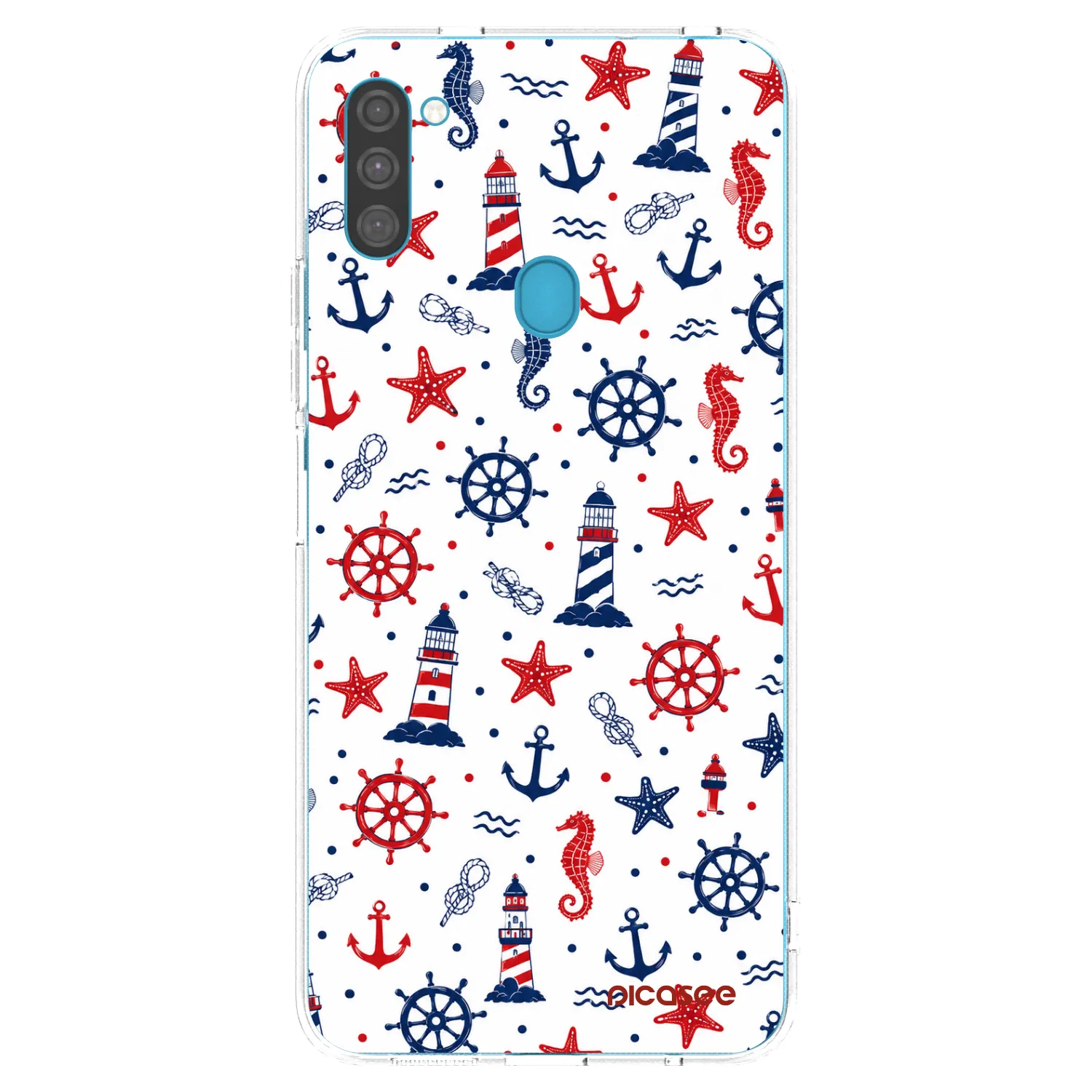Picasee silikonowe przeźroczyste etui na Samsung Galaxy M11 - Sailor Vibes