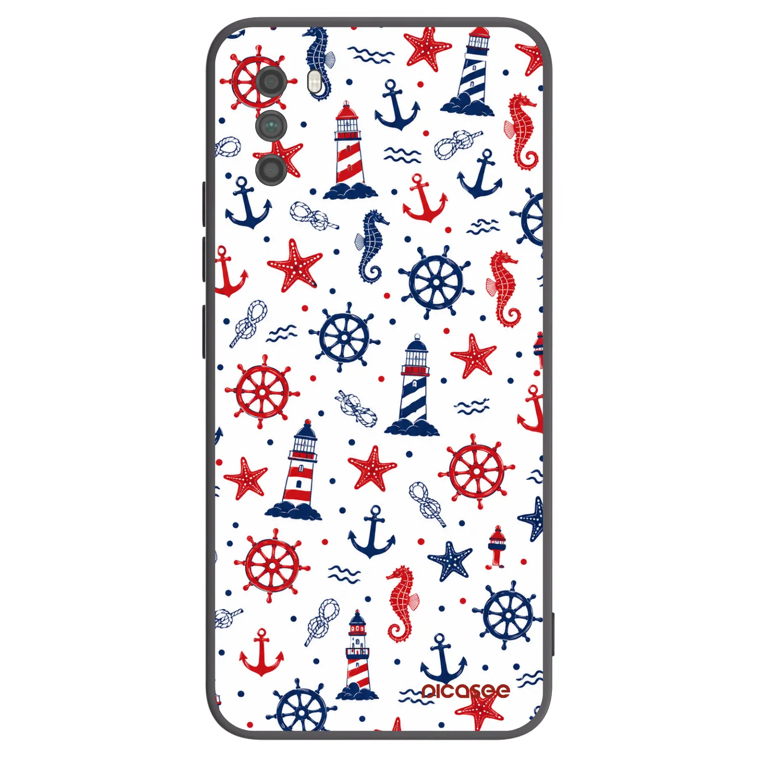 Picasee silikonowe czarne etui na Xiaomi Poco M3 - Sailor Vibes