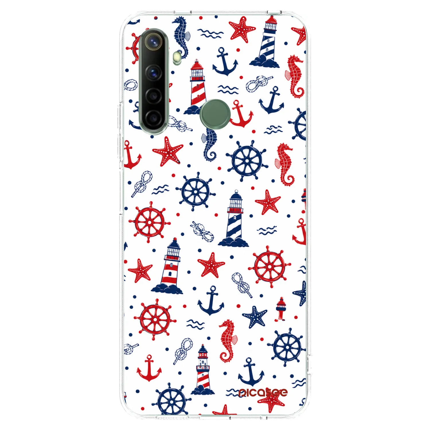 Picasee silikonowe przeźroczyste etui na Realme 6i - Sailor Vibes