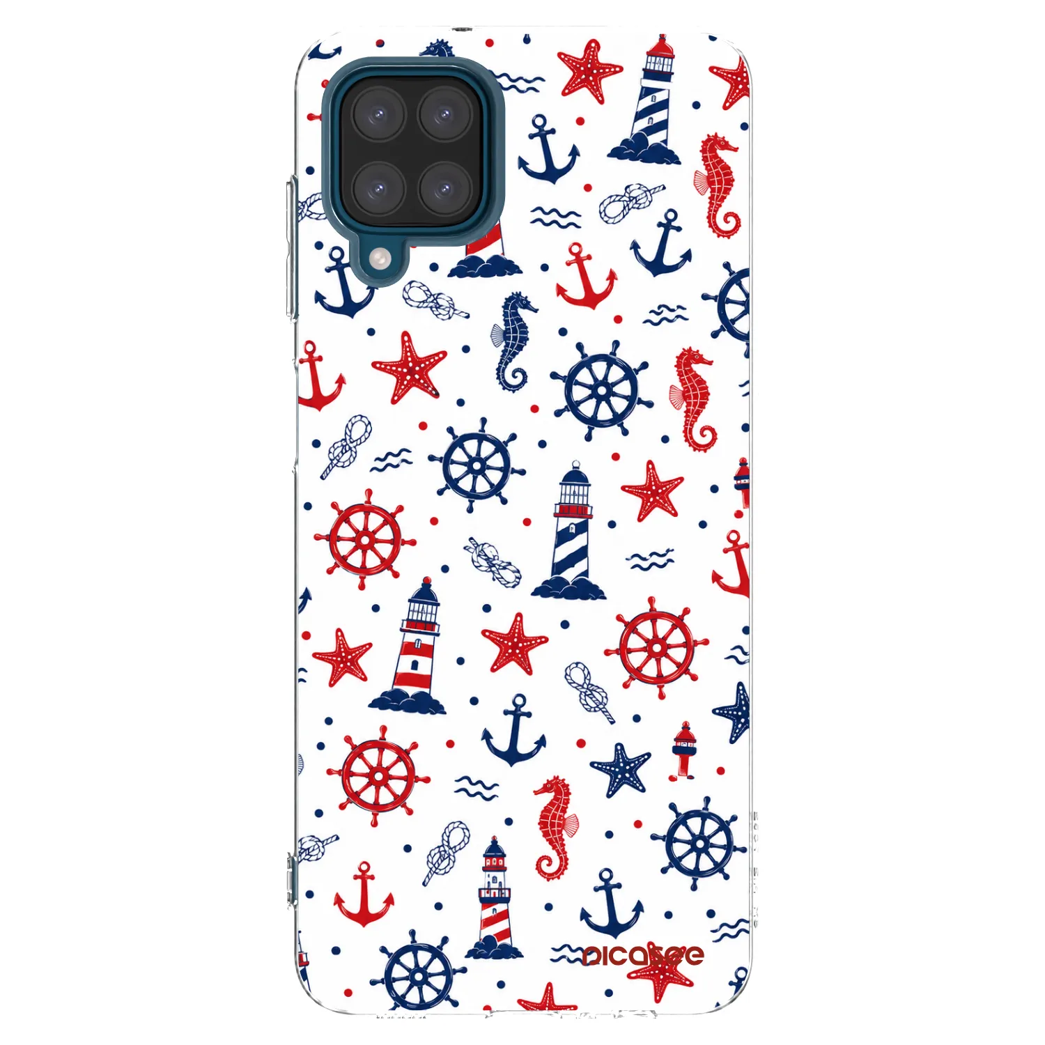 Picasee silikonowe przeźroczyste etui na Samsung Galaxy A12 A125F - Sailor Vibes
