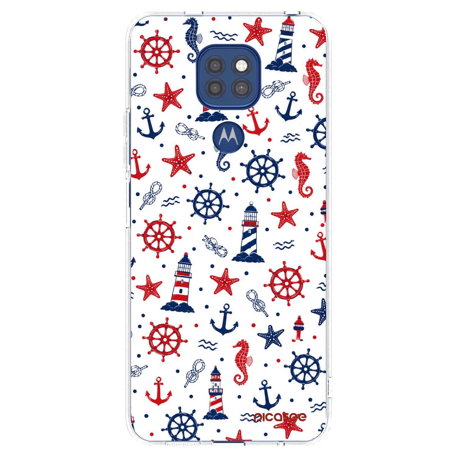Picasee silikonowe przeźroczyste etui na Motorola Moto G9 Play - Sailor Vibes